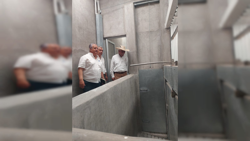 Apoya Sader proyecto para centro de acopio ganadero en Tzitzio 