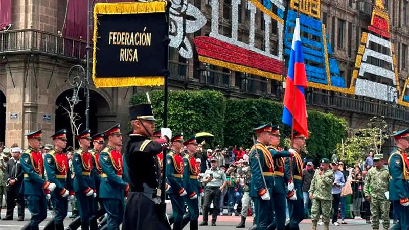  “Nos pareció una decisión extraña”: gobierno de EEUU, sobre participación de soldados rusos en desfile militar en México 