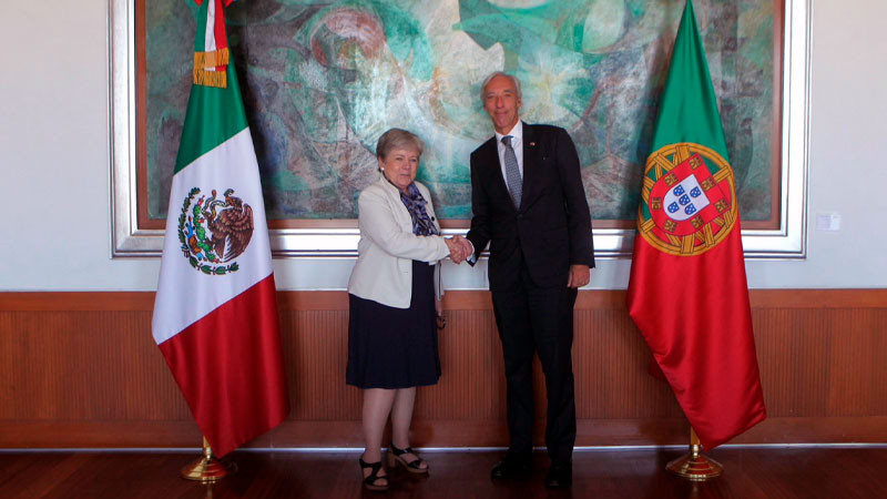 México y Portugal trabajarán en agenda conjunta que beneficie a ambos países 