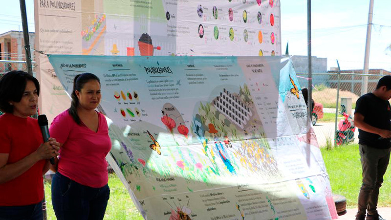 En la Estancia del Adulto Mayor, se impartió curso-taller para la creación de huertos polinizadores en Ciudad Hidalgo 