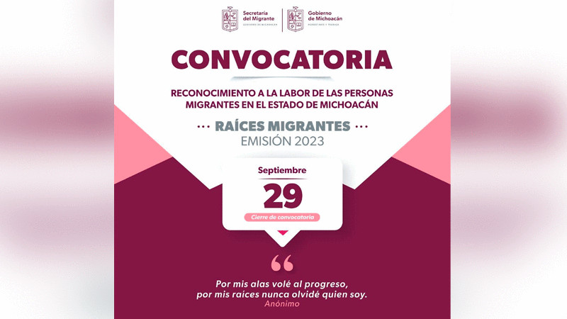 Semigrante convoca a participar por el reconocimiento Raíces Migrantes