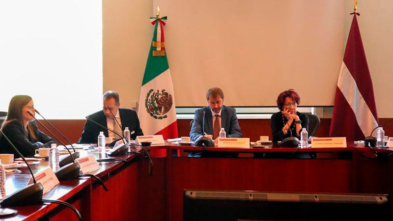 Se celebra V Reunión del Mecanismo de Consultas Políticas entre México y Letonia 