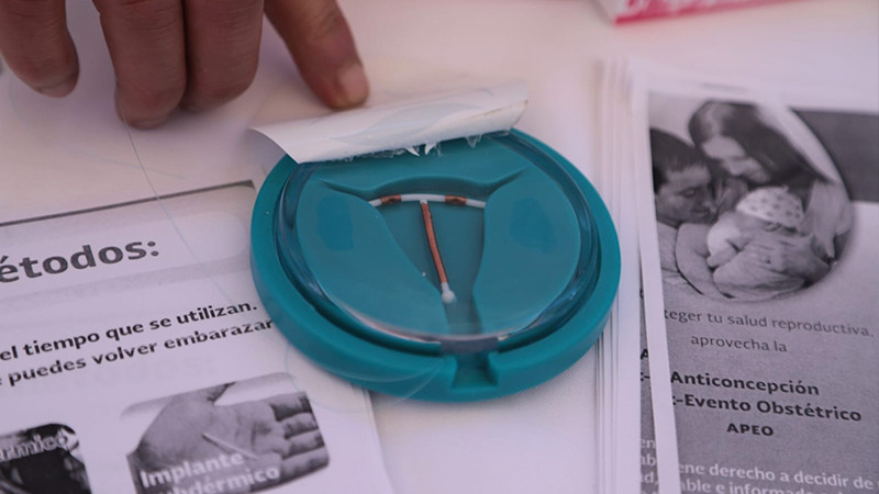Salud Michoacán ha repartido más de 15 mil anticonceptivos para prevenir embarazo adolescente