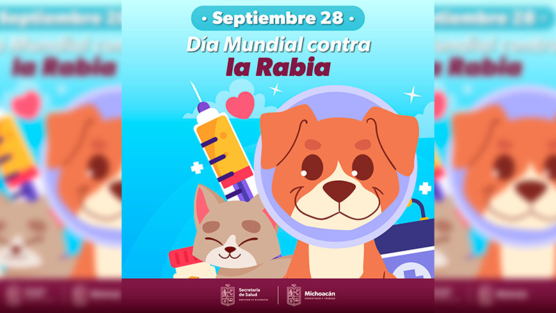 Cumple Michoacán 27 años libre de rabia en humanos