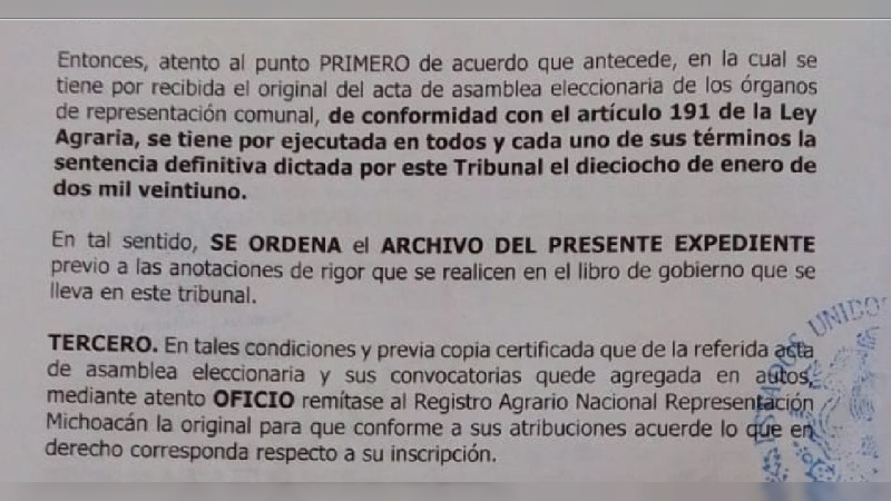 Reconoce TUA 38 a comisariado de Aquila presidido por Uriel Gutiérrez