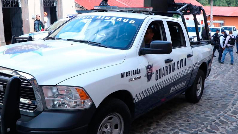 Listo operativo de seguridad para la Feria de la Esfera de Tlalpujahua, en Michoacán