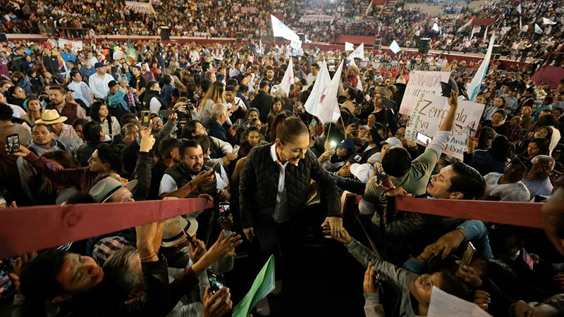 Desde Pachucha, llama Claudia Sheinbaum a nuevamente hacer historia para México  