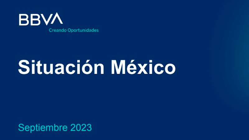 Eleva BBVA a 3.2% pronóstico de crecimiento del PIB en México 