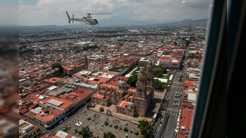 ¡Histórico! por primera vez se realiza exhibiciòn aérea en desfile del 30 de Septiembre, en Morelia 