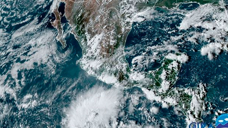 Existe probabilidad para desarrollo ciclónico al sur de las costas de Colima y Michoacán 