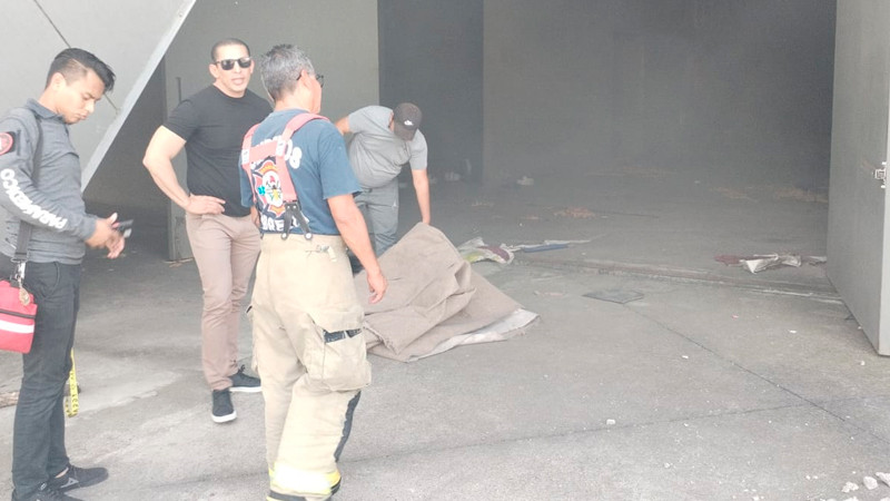 Se registra incendio en Complejo Deportivo Bicentenario, en Morelia