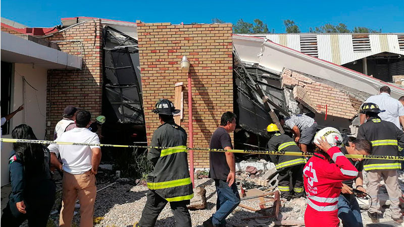 Sube a 11 número de muertos y 60 heridos por desplome en iglesia de Ciudad Madero, Tamaulipas 