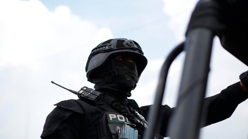 Mantienen operativo de seguridad en Uruapan, Michoacán