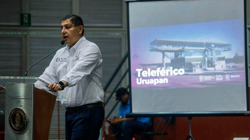 Nacho Campos presenta el cablebús a integrantes del Consejo de Desarrollo Municipal de Uruapan