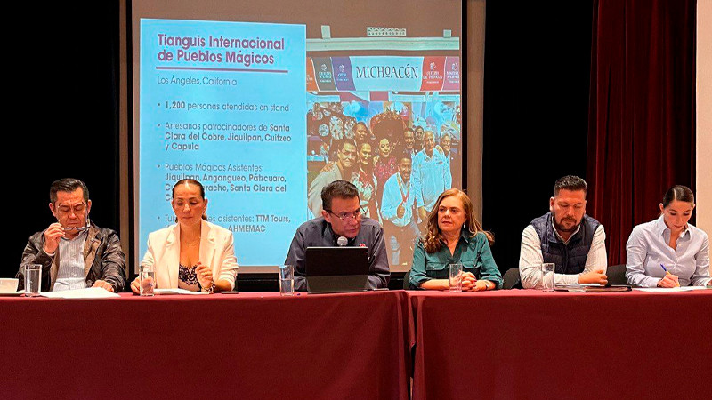 Michoacán fortalece presencia y promoción turística en CDMX y EU