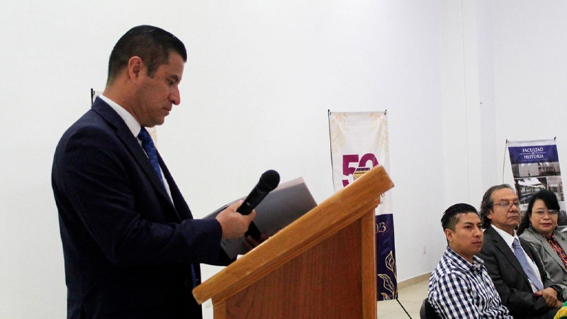 Salvaguardar el pasado, mirando el porvenir, impronta de la Facultad de Historia: secretario general de la UMSNH 