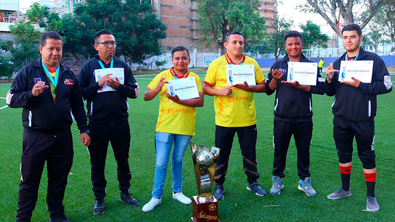 Consigue equipo michoacano de personas sordas subcampeonato nacional