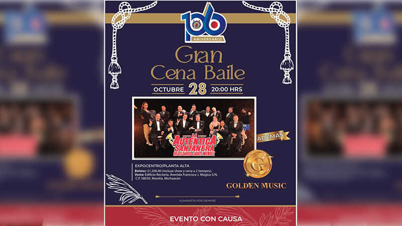 Regresa la tradicional cena baile de aniversario a la UMSNH 