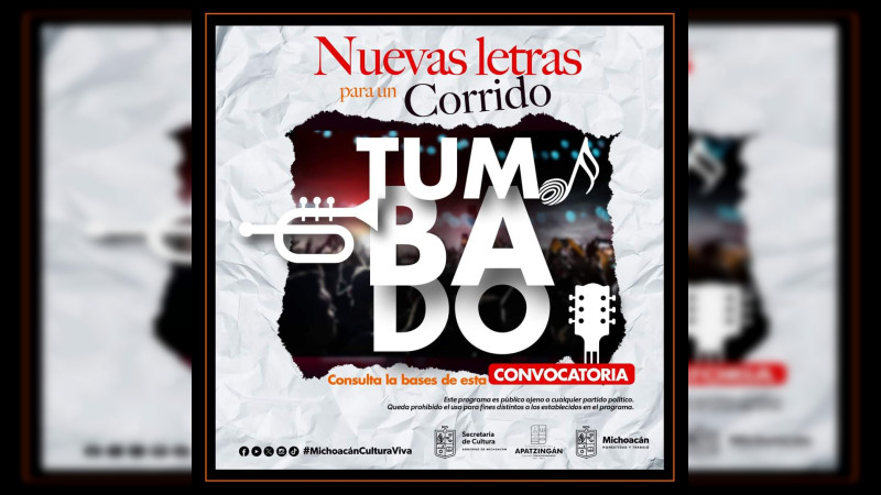 Abre Secum concurso de creación de corridos tumbados 