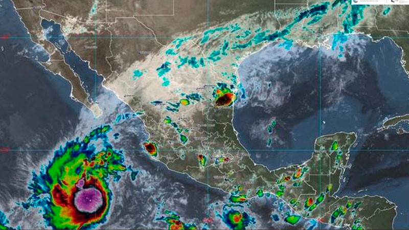 Lidia mantendrá probabilidad de lluvias en Michoacán 