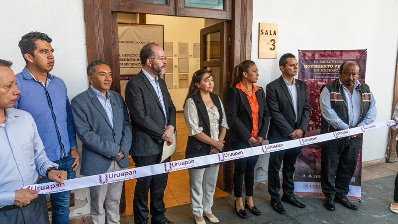 Inauguran exposición documental “El impacto del movimiento villista en Michoacán” en Uruapan 