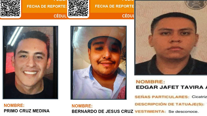 Reportan desaparición de 3 jóvenes michoacanos luego de realizar entrega de cargamento de aguacate 