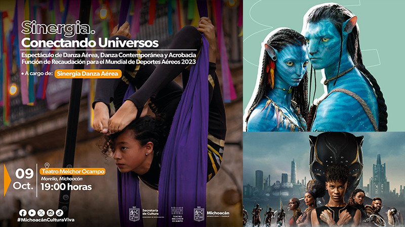 SECUM ofrecerá espectáculo de danza aérea en el teatro Ocampo este lunes 9 de Octubre a las 19 horas 