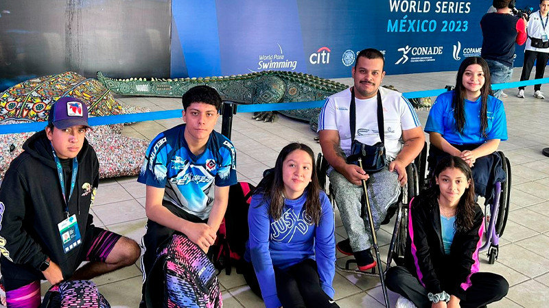 Morelia presente en el Citi Para Swimming World Series 2023 