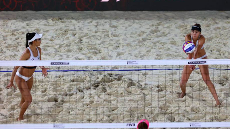 México defiende territorio; inicia con tres victorias en Mundial de Voleibol de Playa Tlaxcala 2023 