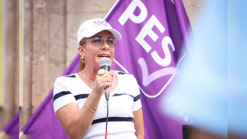Al grito de “Sí, sí, sí a la vida sí" PES Michoacán marcha a favor de la vida 