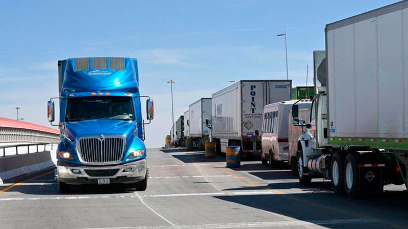 Ascienden hasta los mil 683 mdd pérdida económicas por revisión en puentes fronterizos 