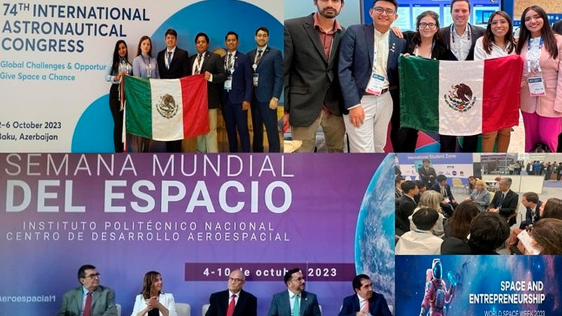 Joven talento espacial mexicano brilla en eventos internacionales 