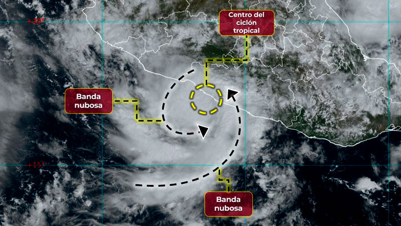 Tormenta Tropical Max toca tierra en Guerrero 