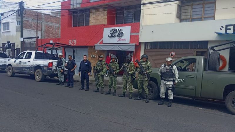 Guardia Civil, Sedena y GN despliegan elementos en Morelia para prevenir y disuadir ilícitos
