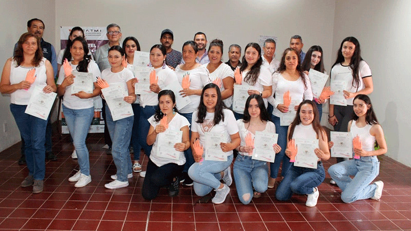 Con cursos gratuitos en Tenencias apoya Gobierno Municipal el desarrollo económico de las familias 