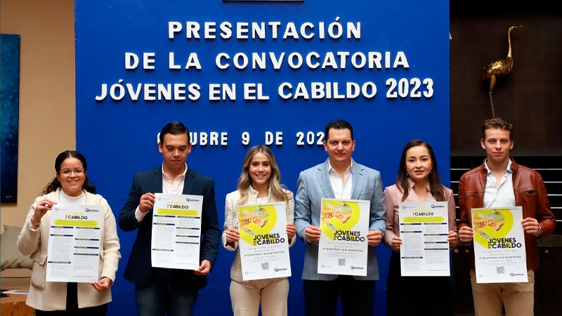 Convocan a jóvenes a participar en Cabildo 2023, en Querétaro 