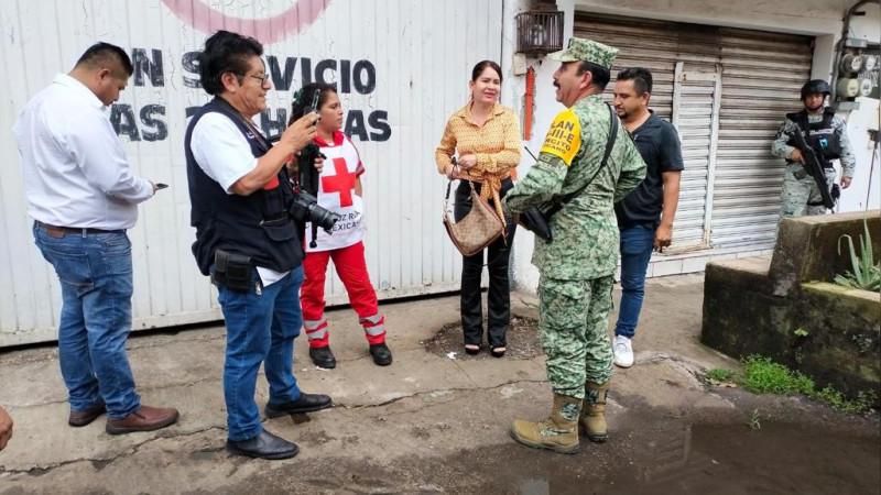 Ejército Mexicano coordina trabajos de apoyo con Protección Civil de LC ante tormentas tropicales