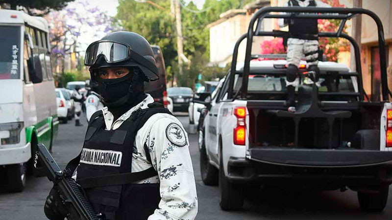 Grupo armado ataca agentes de la Guardia Nacional, en Guanajuato 