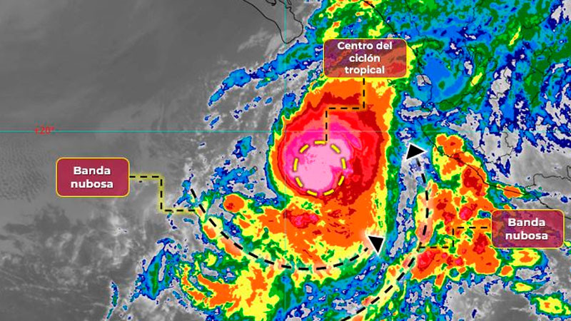Huracán Lidia podría intensificarse antes de alcanzar costa del Pacífico Central mexicano 