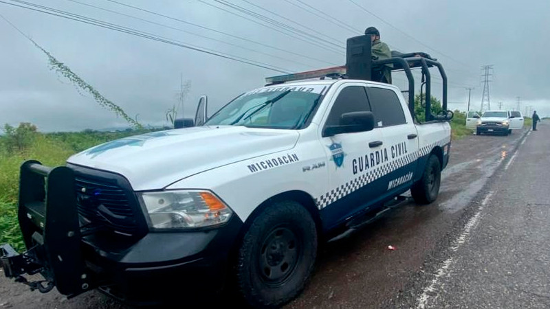 Realizan recorridos de seguridad en la Tierra Caliente de Michoacán 