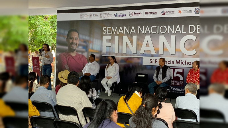 Sí Financia dispone de 9.7 mdp en créditos para proyectos en la región de Tacámbaro 