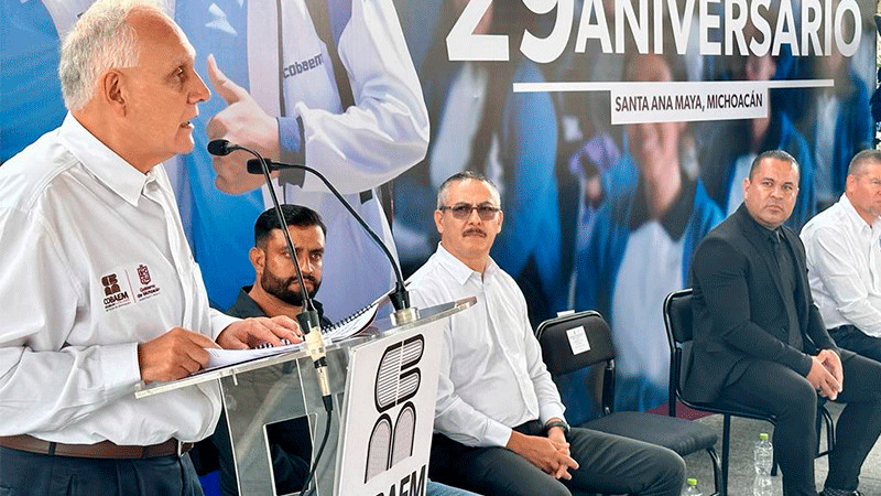 Cobaem Santa Ana Maya cumple 29 años al servicio de los michoacanos