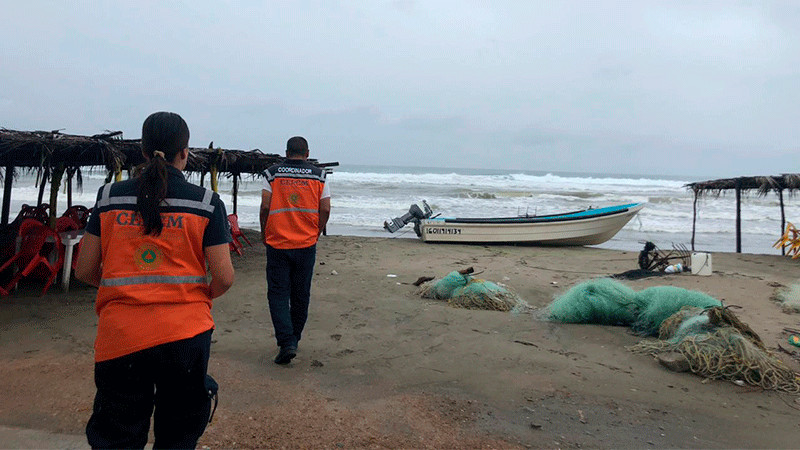 Huracán “Lidia” provocará lluvias intensas en la Costa; PC estatal en alerta 