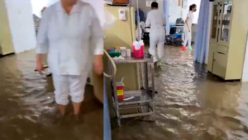Huracán Lidia ocasionó la inundación del Hospital de Autlán de Navarro, en Jalisco 