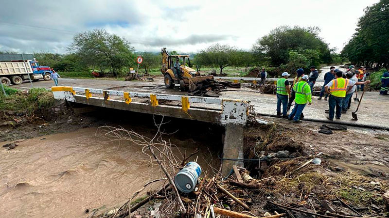 Gobierno de México atiende a estados afectados por huracán Lidia y tormenta tropical Max 