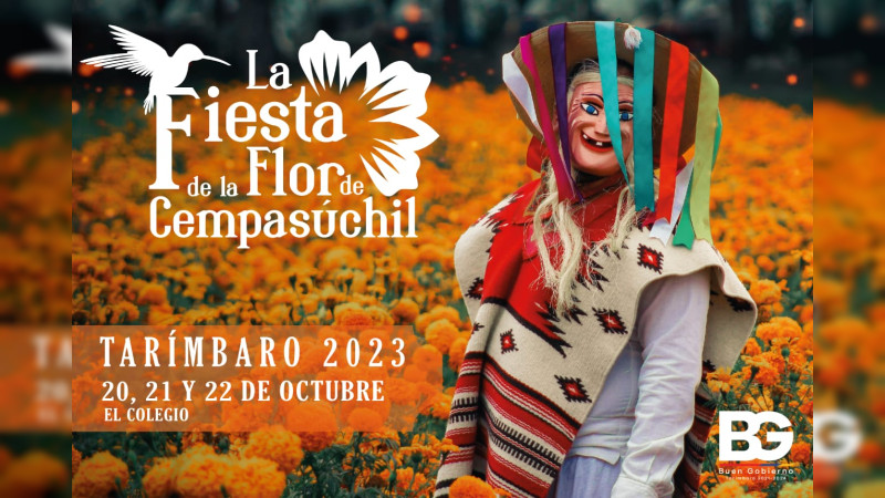 Gobierno de Tarímbaro invita a la Fiesta de la Flor de Cempasúchil 