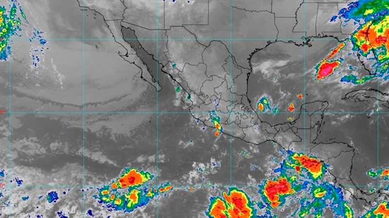 Pronostican chubascos en Colima y Michoacán, este jueves 