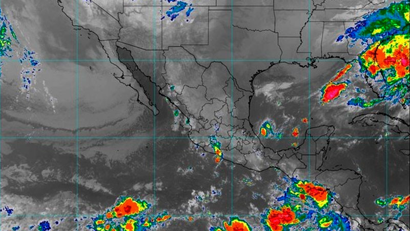 Cielo medio nublado la mayor parte del día con probabilidad dechubascos Michoacán 