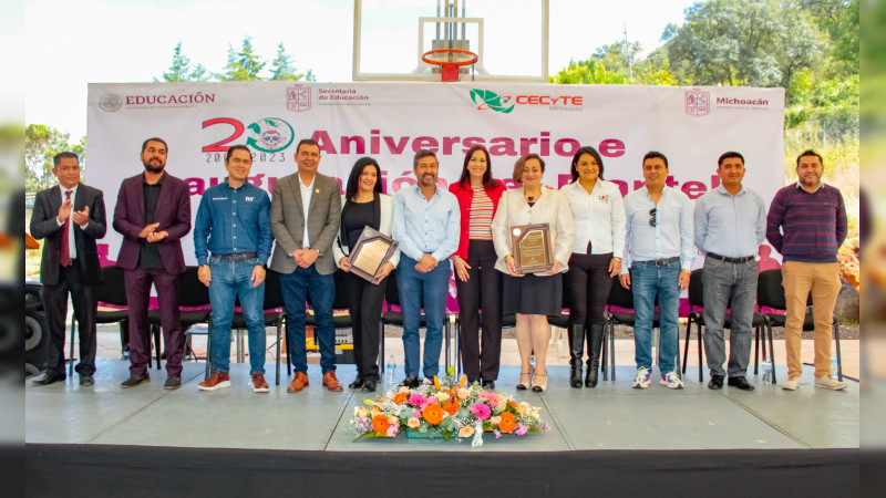 Inaugura Cecytem instalaciones del plantel Capula