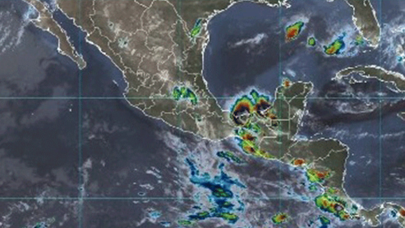 Frente frío número 6 ocasionará lluvias intentas en Chiapas, Oaxaca, Tabasco y Veracruz 